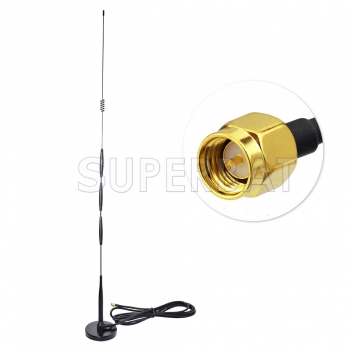 High gian Cellular car antenna 18dBi 900/1800MHz RP SMA 3M cable for AMPS,CDMA
