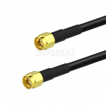SMA Straight Plug to SMA Straight Plug KSR195 100cm