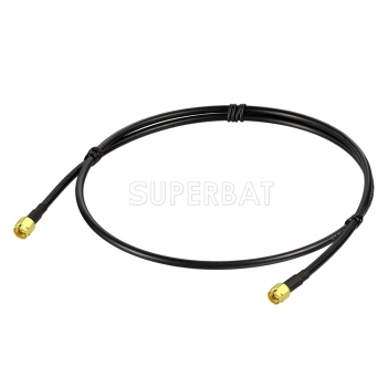 SMA Straight Plug to SMA Straight Plug KSR195 100cm