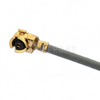 SMA BulkHead Jack with O-ring to U.FL Right Angle Jack Flexible 1.13mm cable