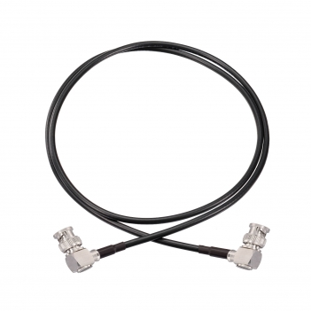 Superbat 75 Ohm BNC Right Angle Male to BNC Right Angle Male (Belden 1855A) 3G 6G HD SDI Vedio Camera Cable