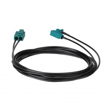Fakra Double Z Female to Fakra Z Male and Female Splitter Extension Cable 250cm RG174 for Car Stereo Radio GPS Navigation