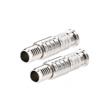 Superbat 2 PCS HD-BNC High-Density BNC Male Crimp Connector 75 Ohm Micro BNC SDI Connector for Belden Riser 1694A 6G-SDI 4K UHD HD Video Camera Coaxial Cable