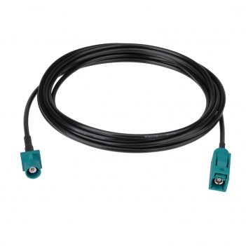 Fakra Z Female to Fakra Z Male Vehicle Antenna Extension Cable 250cm RG174 for Car Stereo GPS Navigation FM AM Radio Sirius XM 4G LTE