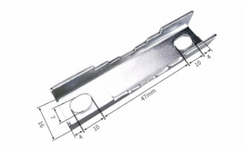 U Bolt Clamp 3.9" High x 2.36" Wide Mast Clamp Support Bracket Mast Pipe Bracket Connection Assembly