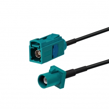 Fakra Z Female to Fakra Z Male Vehicle Antenna Extension Cable 150cm RG174 for Car Stereo GPS Navigation FM AM Radio Sirius XM 4G LTE