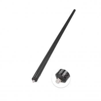 Jeep Wrangler JK 2007-2017 FM Antenna Car Wash Safe Flexible Durable Rubber Metal 12.79 Inch M5 M6 M8 Thread 4 Adapters