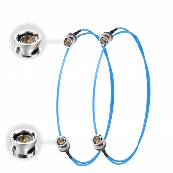 2 PCS Blue HD SDI Hard Disk Video Recorder Extension Cable 30cm for Cameras BMCC