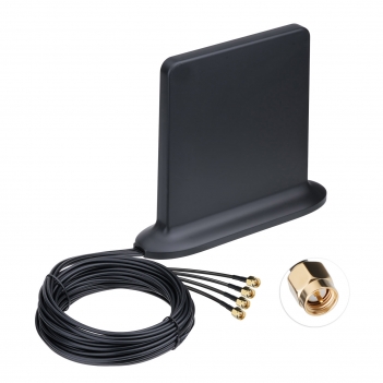 10dBi 5G LTE Dual Band MIMO Magnetic Base Antenna RG174 3M SMAMale Omni Directional for CPE Routers Hotspots IoT Gateways Verizon AT&T