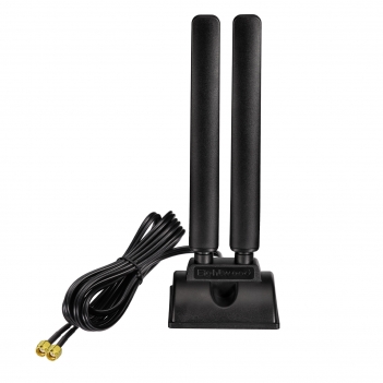 Tri-Band WiFi 6E Antenna With Magnetic Base And 2m Extension Cable
