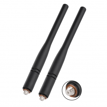 2Pack UHF 403527MHz Stubby Antennas for Motorola Radios MOTO Connector