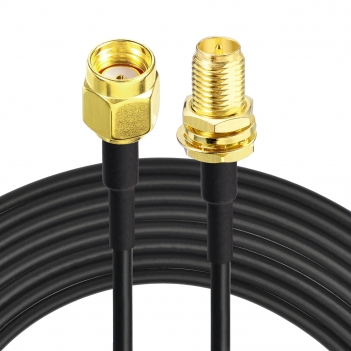 2 PCS 1000cm ALSR100 Jumper RP SMA Male To RP SMA Female Bulkhead Cable