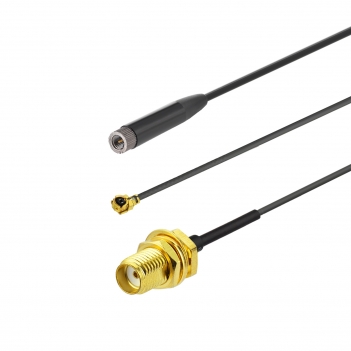 915MHz 19.5cm Whip Antenna SMA Male with SMA to U.fl IPX Cable for LORA Devices