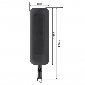 2PCS 2DBi Omni Directional Antenna With RP SMA InterfaceWiFi6E Tri Band