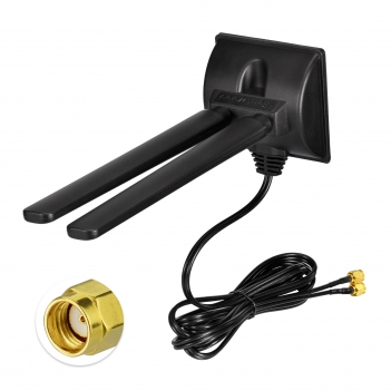 Tri-Band WiFi 6E Antenna With Magnetic Base And 2m Extension Cable