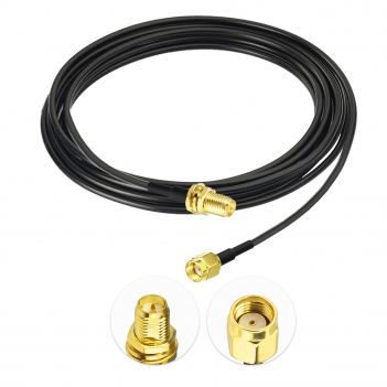 300cm ALSR100 Jumper RP SMA Male To RP SMA Female Bulkhead Cable