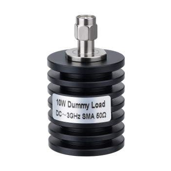 SMA Male 10W Attenuator DC-3GHz 50Ω Coaxial For RF Testing