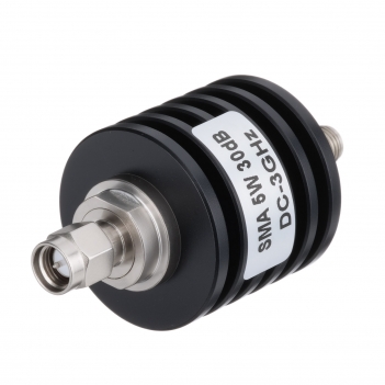 5W 30DB SMA Fixed RF Coaxial Attenuator DC to 3GHz High Precision