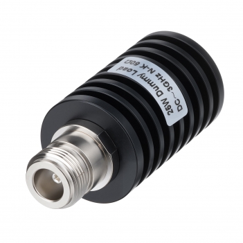 N-Type Female 25W Attenuator DC-3GHz 50Ω Coaxial For RF Testing