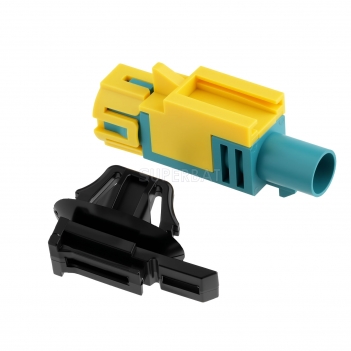 IP67 Waterproof FAKRA Waterblue male Code Z connector for RG316, RG174 Cable