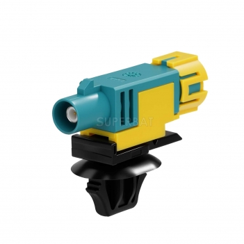 IP67 Waterproof FAKRA Waterblue male Code Z connector for RG316, RG174 Cable