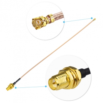 Mini PCI IPX /U,FL to RP-SMA Female Antenna RG178 Cable for DJI Phantom 3 Standard PH3 Standard