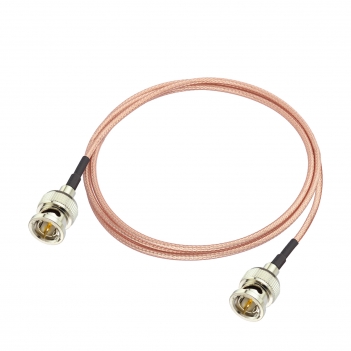 HD 3G SDI Cable 1m 75ohm Thin BNC RG179D Male to Male Double-Shielded Cable for Professional Camcorder SDI Converter CCTV Monitor Security Camera Supports 3G-SDI/HD-SDI/4K/8K