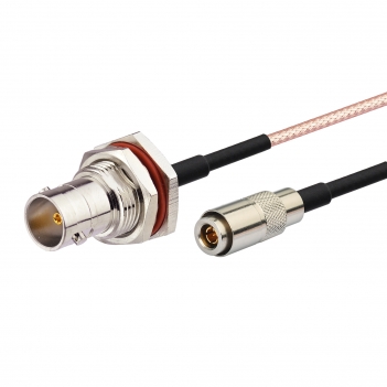 DIN 1.0/2.3 Male to BNC Female 75 Ohm Double ShieldedRG179D Video SDI Cable 30cm 12 inch for 3G HD SDI Video Recorder Camera Assist Monitor Audio Gateway Hub Broadcast Router Frame Synchronizer Sync Converter