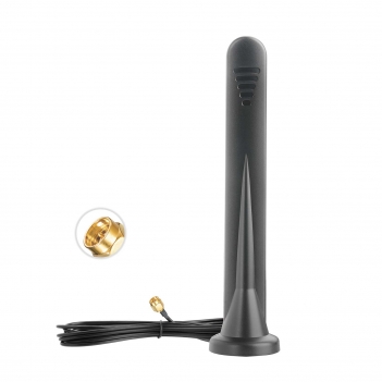 GSM 3G 4G 5G Full Frequency Antenna 600-6000Mhz 3dbi SMA Male Magnetic Antenna High gain 5G Antennas for cellular Router Receiver Mobile Hotspot Wireless Home Phone Modem Cellular Trail Camera