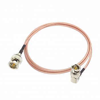 Superbat HD 3G SDI Cable 1m 75ohm Thin BNC RG179D Male to Male Right Angle Double-Shielded Cable for Professional Camcorder SDI Converter CCTV Monitor Security Camera Supports 4K/8K