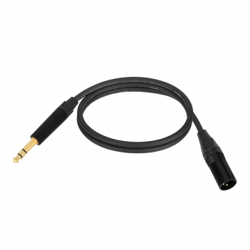 3.3FT 6.35mm (1/4 Inch) TRS to Balanced XLR Male Stereo Audio Cable for Bass,Electric Guitar, Keyboard,Amp,Speaker,Equalizer;Microphones,Amplifiers, mixing consoles; Live events or studio sound; Analog audio.