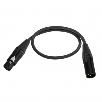 2FT XLR Male to Balanced XLR Female Stereo Audio Cable for Bass,Electric Guitar, Keyboard,Amp,Speaker,Equalizer;Microphones,Amplifiers, mixing consoles; Live events or studio sound; Analog audio.