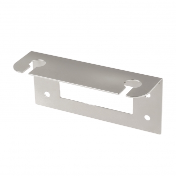 Antenna mounting base Through-hole installation L-shaped stainless steel 16mm diameter dual-hole antenna bracket