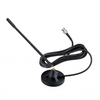 CB Antenna 12.6 inch 26-28Mhz CB Radio Soft Whip Antenna with Heavy Duty Magnet Mount Mobile Radio Antenna Compatible with  Midland Cobra Uniden President CB Radio