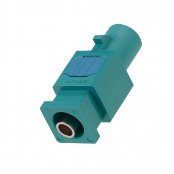 Superbat Fakra crimp male plug RF connector Waterblue /5021 Neutral coding long version