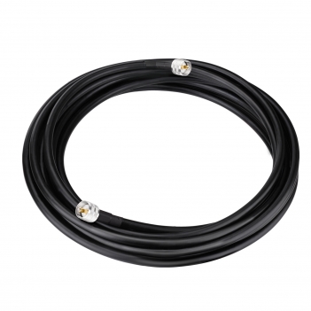 PL259 Male to Male Low Loss KSR400 Coaxial Cable UHF Cable for HAM, VHF Radio, SWR Meter, Antenna Analyzer
