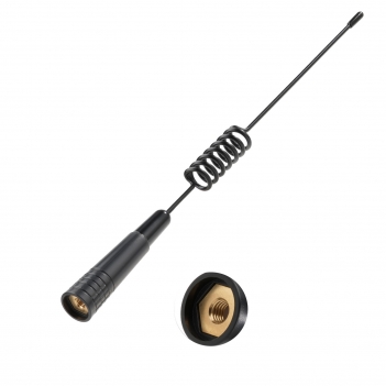 27MHz CB Radio Antenna PL259 & BNC Male Connector Antenna Kit with Rotating Adjustable Base - Compatible with Galaxy, Uniden, Bearcat, Cobra, Radioddity, Texas Ranger, RoadKing Vehicle-Mounted CB Radios