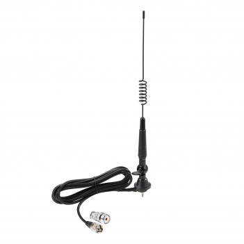 27MHz CB Radio Antenna PL259 & BNC Male Connector Antenna Kit with Rotating Adjustable Base - Compatible with Galaxy, Uniden, Bearcat, Cobra, Radioddity, Texas Ranger, RoadKing Vehicle-Mounted CB Radios