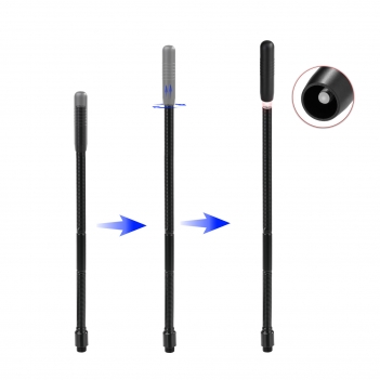 27MHz CB Radio Antenna PL259 & BNC Male Connector Antenna Kit with Rotating Adjustable Base - Compatible with Galaxy, Uniden, Bearcat, Cobra, Radioddity, Texas Ranger, RoadKing Vehicle-Mounted CB Radios