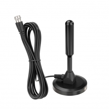 FM Antenna Replacement Magnetic Base Home Stereo Radio Receiver Antenna for Improved FM Radio Reception