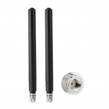 4dBi Dual Band WiFi Replacement Antenna 2.4/5.8GHz MIMO RP-SMA Male Bluetooth Antenna (2-Pack) for PC Computer WiFi Router Wireless Network Card USB Adapter Security IP Camera Video Surveillance Monitor